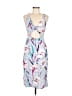 Leith 100% Rayon Tropical Blue Cocktail Dress Size M - photo 1