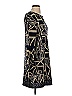 Papillon 100% Polyester Graphic Black Casual Dress Size S - photo 4