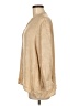 Side Stitch Tan Long Sleeve Blouse Size M - photo 5