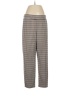 Susan Graver Houndstooth Brown Casual Pants Size M - photo 1