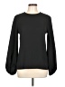 P.A.R.O.S.H. 100% Polyester Black Long Sleeve Blouse Size L (estimated) - photo 1