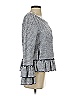 Banana Republic Stripes Gray Blazer Size 4 - photo 4