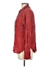 Holding Horses 100% Rayon Polka Dots Red Long Sleeve Blouse Size 12 - photo 5