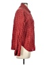 Holding Horses 100% Rayon Polka Dots Red Long Sleeve Blouse Size 12 - photo 4