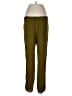 Elevenses Stars Gold Green Casual Pants Size 4 - photo 2