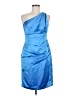 David's Bridal Blue Cocktail Dress Size 6 - photo 1