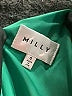 Milly Solid Green Casual Dress Size 0 - photo 6