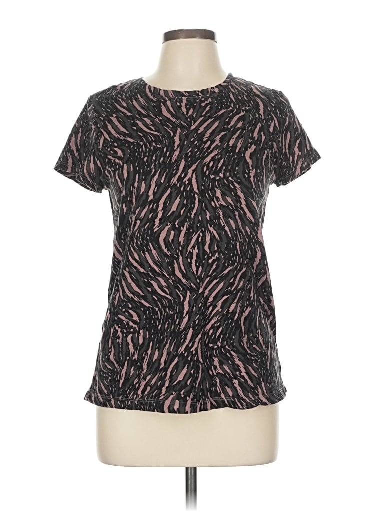 Pre-owned Athleta Short Sleeve T-shirt In Brown