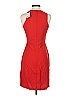 H&M 100% Polyester Solid Red Cocktail Dress Size 4 - photo 2