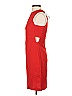 H&M 100% Polyester Solid Red Cocktail Dress Size 4 - photo 5