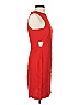 H&M 100% Polyester Solid Red Cocktail Dress Size 4 - photo 4