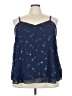 Torrid 100% Polyester Blue Sleeveless Blouse Size 3X Plus (3) - photo 1