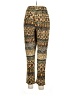 Willow & Clay Print Gold Casual Pants Size M - photo 2
