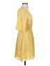 Unbranded 100% Rayon Yellow Cocktail Dress Size S - photo 4