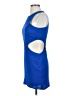 Naven 100% Polyester Solid Blue Cocktail Dress Size 4 - photo 5