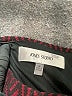 Jones Studio Chevron-herringbone Burgundy Formal Skirt Size M - photo 4