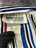 Leslie Fay 100% Polyester Stripes Ivory Long Sleeve Blouse Size 16 - photo 7