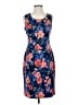 Lands' End Tropical Blue Cocktail Dress Size 2 - photo 1
