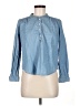 Madewell Blue Long Sleeve Blouse Size M - photo 1