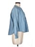 Madewell Blue Long Sleeve Blouse Size M - photo 4