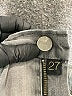 Goldsign Chevron-herringbone Gray Jeans Size 27 waist - photo 7