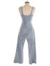 Slate & Willow Solid Blue Jumpsuit Size S - photo 2