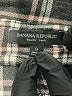 Banana Republic 100% Rayon Plaid Black Long Sleeve Button-Down Shirt Size S - photo 7