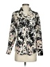 Talbots 100% Polyester Floral Ivory Long Sleeve Blouse Size 2 - photo 1