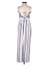 Tigerlily 100% Cotton Stripes White Jumpsuit Size 2 - photo 2