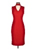 Calvin Klein Solid Red Cocktail Dress Size 4 - photo 1