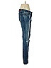 Express Jeans Hearts Blue Jeans Size 4R - photo 4