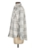 Vineyard Vines 100% Polyester Plaid Gray Long Sleeve Blouse Size 2 - photo 5
