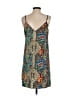 Unbranded 100% Polyester Paisley Tan Casual Dress Size S - photo 2