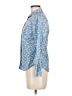 Boden 100% Cotton Paisley Blue Long Sleeve Blouse Size 6 (petite) - photo 5