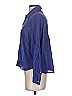 MNG Blue Long Sleeve Blouse Size 4 - photo 5