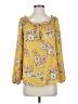 Nine Britton 100% Polyester Yellow 3/4 Sleeve Blouse Size S - photo 1