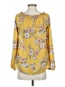 Nine Britton 100% Polyester Yellow 3/4 Sleeve Blouse Size S - photo 2