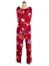 IMAN Floral Red Jumpsuit Size 1X - photo 1