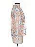 Dolan Print Ivory Long Sleeve Blouse Size XS - photo 5