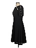 Shani 100% Polyester Solid Black Casual Dress Size 4 - photo 5