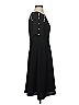 Shani 100% Polyester Solid Black Casual Dress Size 4 - photo 4