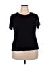 Apt. 9 Black Short Sleeve Top Size XXL - photo 1