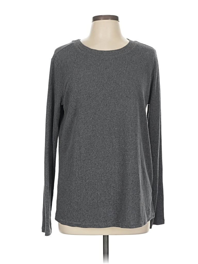 Pre-owned Nordstrom Pullover Sweater In Gray