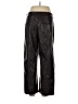 Ann Taylor 100% Polyester Black Faux Leather Pants Size 10 - photo 2