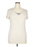 Ann Taylor Ivory Short Sleeve Top Size XL - photo 1