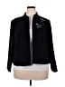 Positive Attitude 100% Polyester Graphic Black Track Jacket Size 24 (petite) - photo 1