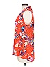 Rose + Olive 100% Polyester Orange Sleeveless Blouse Size L - photo 5