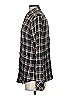 Banana Republic 100% Rayon Plaid Black Long Sleeve Button-Down Shirt Size S - photo 5