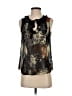 CAbi 100% Polyester Black Sleeveless Blouse Size XS - photo 1
