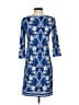 Max Studio Paisley Blue Cocktail Dress Size XS - photo 1